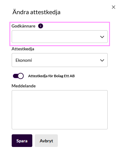 Godkännande (skärmbild 2 av 4)