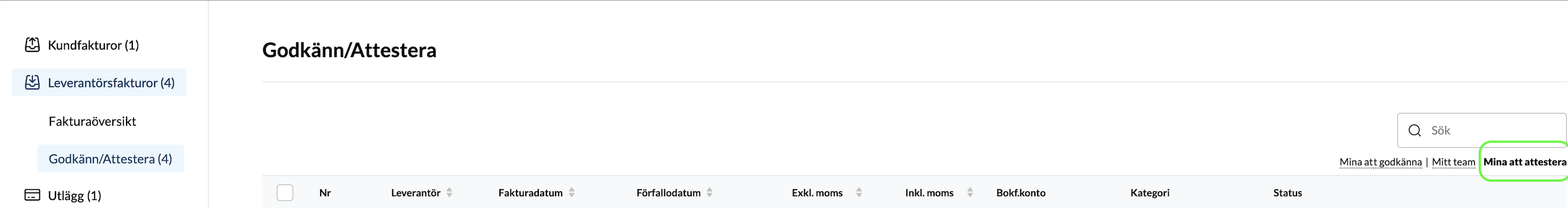 Attest (skärmbild 4 av 4)