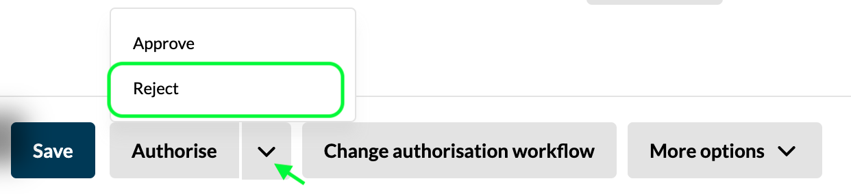 Authorise (skärmbild 3 av 4)