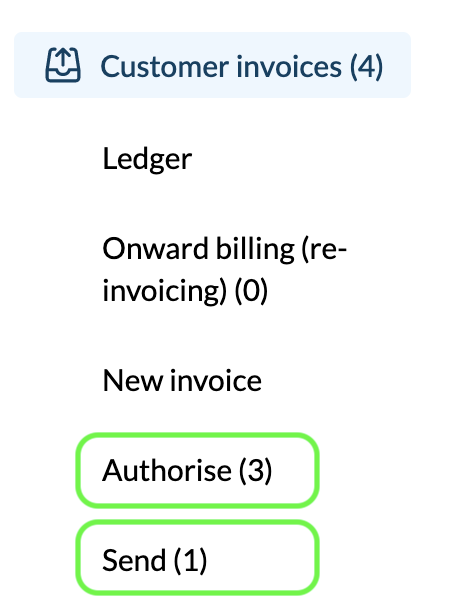 Authorise and send