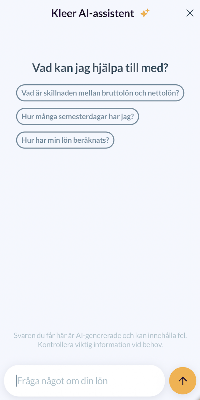 Ett lönesystem för alla anställda (skärmbild 2 av 3)